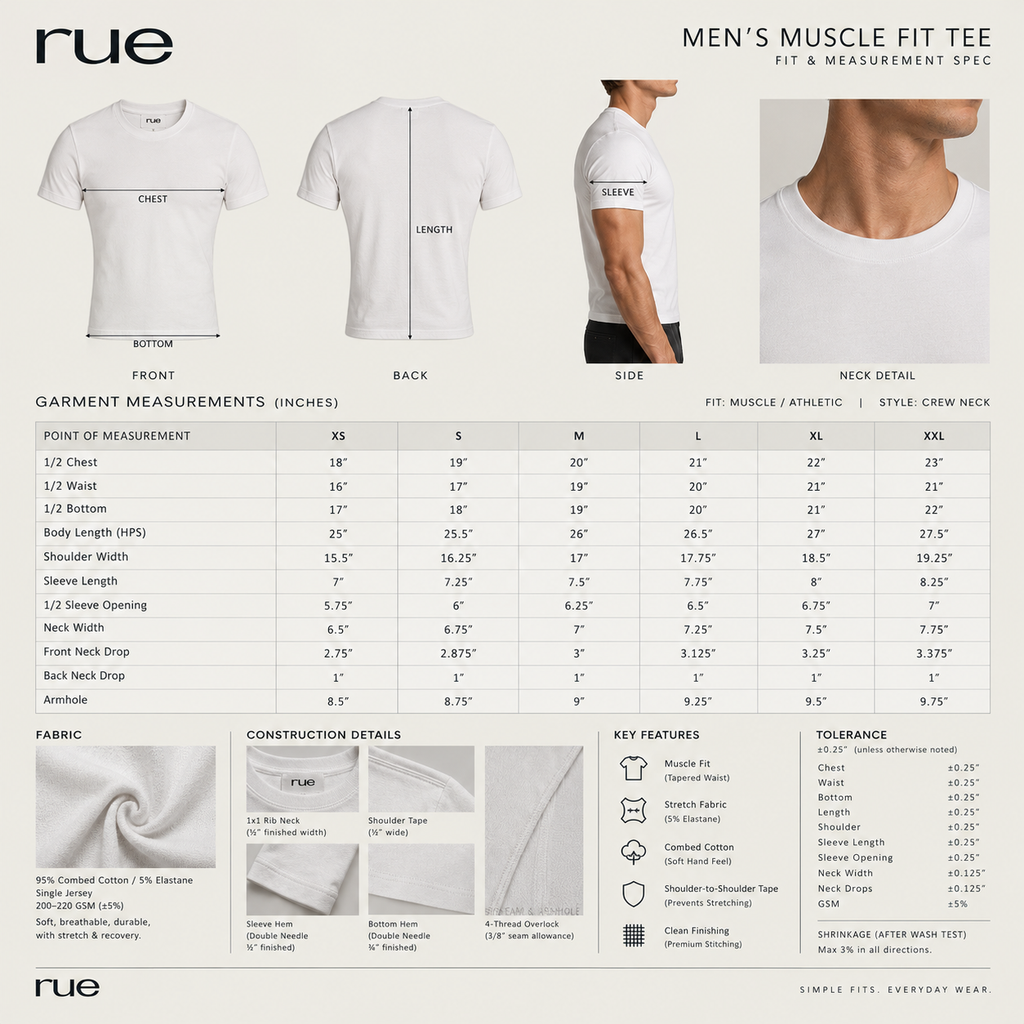 Rue™ Muscle Fit Tee for Men