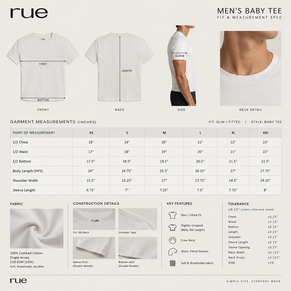 Baby Tee for Men